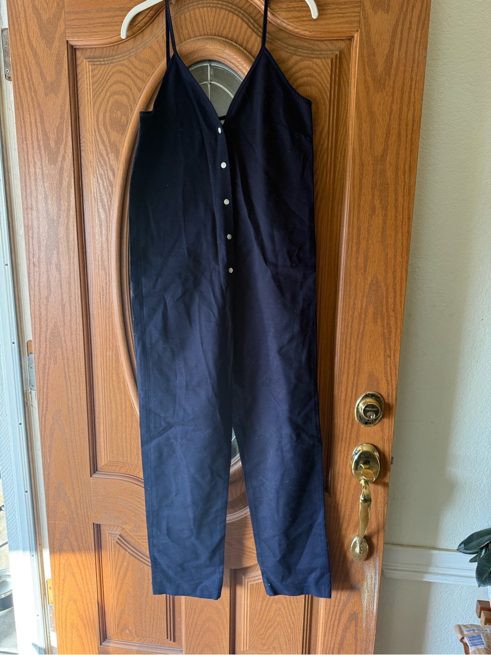 Women’s Button-Front Jumpsuit Pants